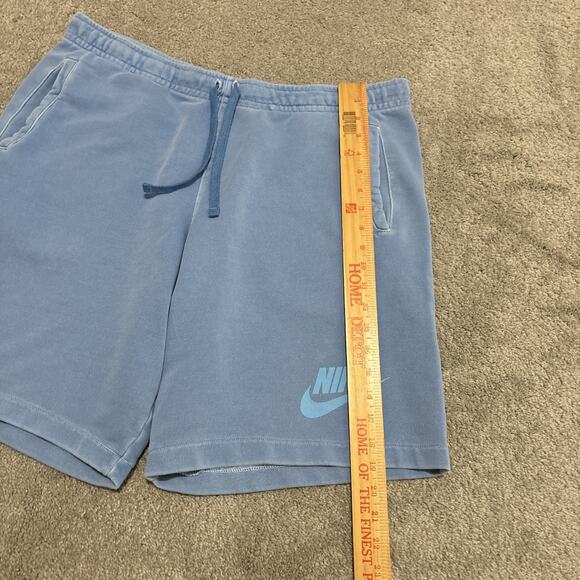 Nike Shorts Mens Size XL Blue Sportswear Gym Swoosh Drawstring - Picture 5 of 5
